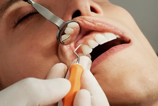 Dental examination at Mount Airy Dental Center